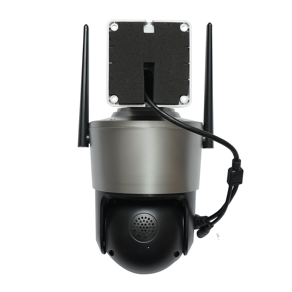 Camera de supraveghere 4 lentile, 3 obiective 12 MP, 2 CPU dual control, P2P WIFI 2.4G, PTZ cu senzor de miscare, alarma, night vision, AI detectie umana si aplicatie iCSee